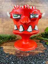 Load image into Gallery viewer, Holly Glyphic Yule Goblet