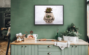 Verdant Seeing Eye Canvas (Wall Art)