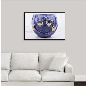 Purple Smiles Canvas