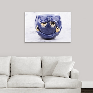 Purple Smiles Canvas (Wall Art)