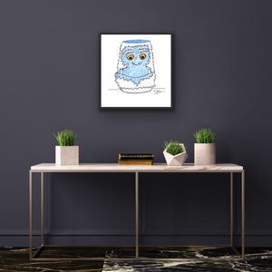 Are We Thur Yeti?, Archives Sketch Collection Canvas (Wall Art) (Copy)