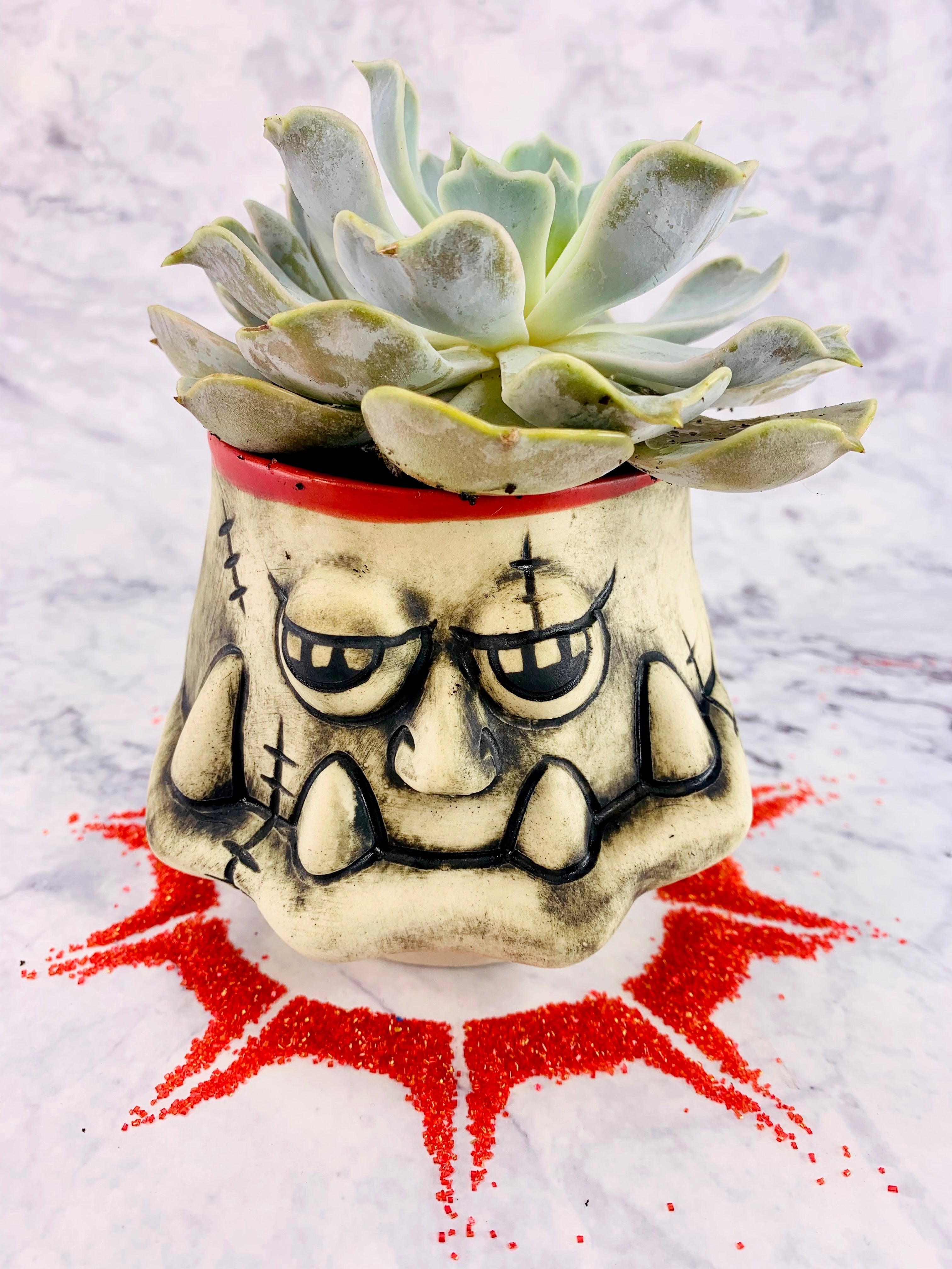 plastic round plant pots Buy 'Blake' 4 Inch Round Resin Planter Online main image 0